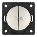 Berker Serieschakelaar Flow/Pure Inbouw RVS Mat