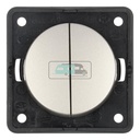 Berker Serieschakelaar Flow/Pure Inbouw RVS Mat