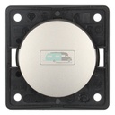 Berker Impulsschakelaar Flow/Pure Inbouw RVS Mat