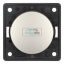 Berker Impulsschakelaar Flow/Pure Inbouw RVS Mat