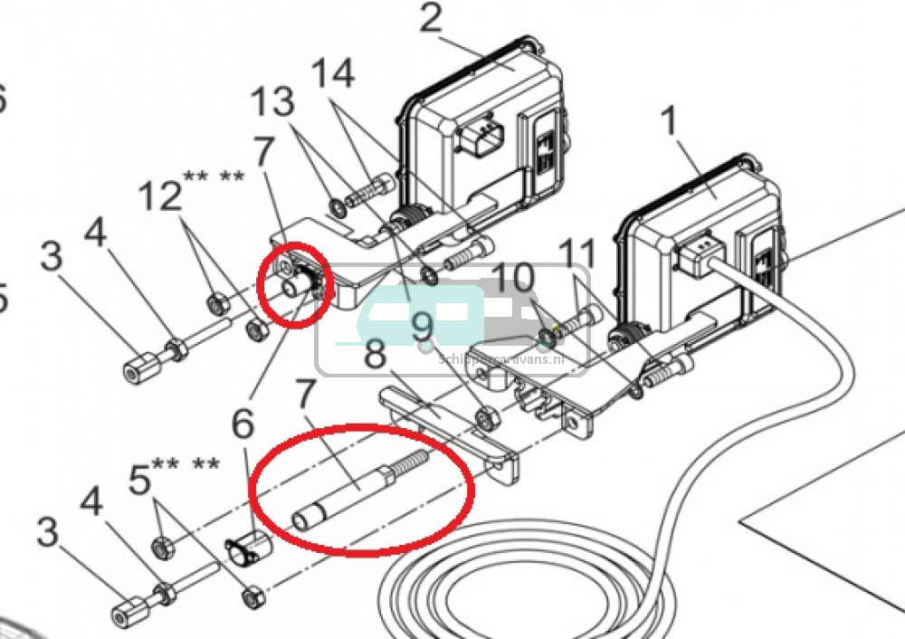 AL-KO ATC Stelschroef