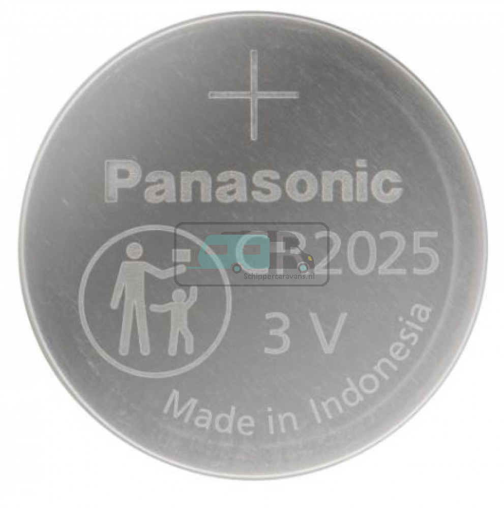 Panasonic Knoopcelbatterij CR-2025 3V