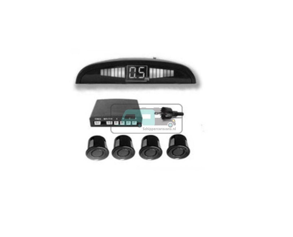 Vechline Parkeersensoren Set 4 12/24V