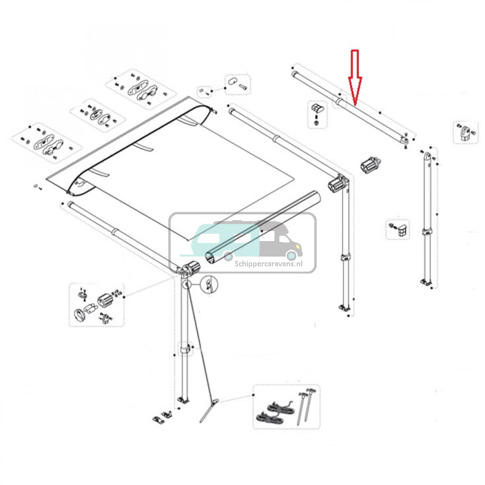 Fiamma CaravanStore XL 280-310 spanarm