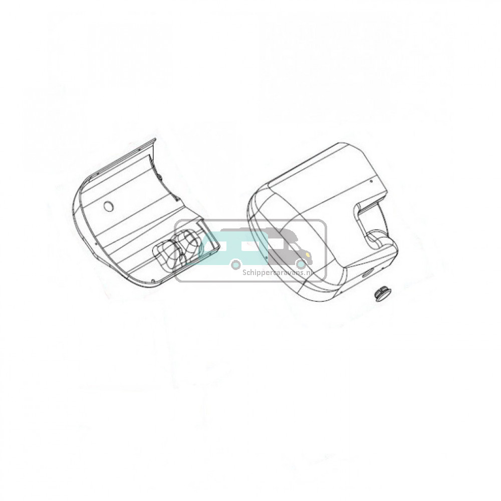 Fiamma Eindkapset F65 Motor Titanium