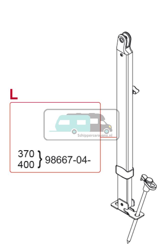 Fiamma F65/F80 Staander Links