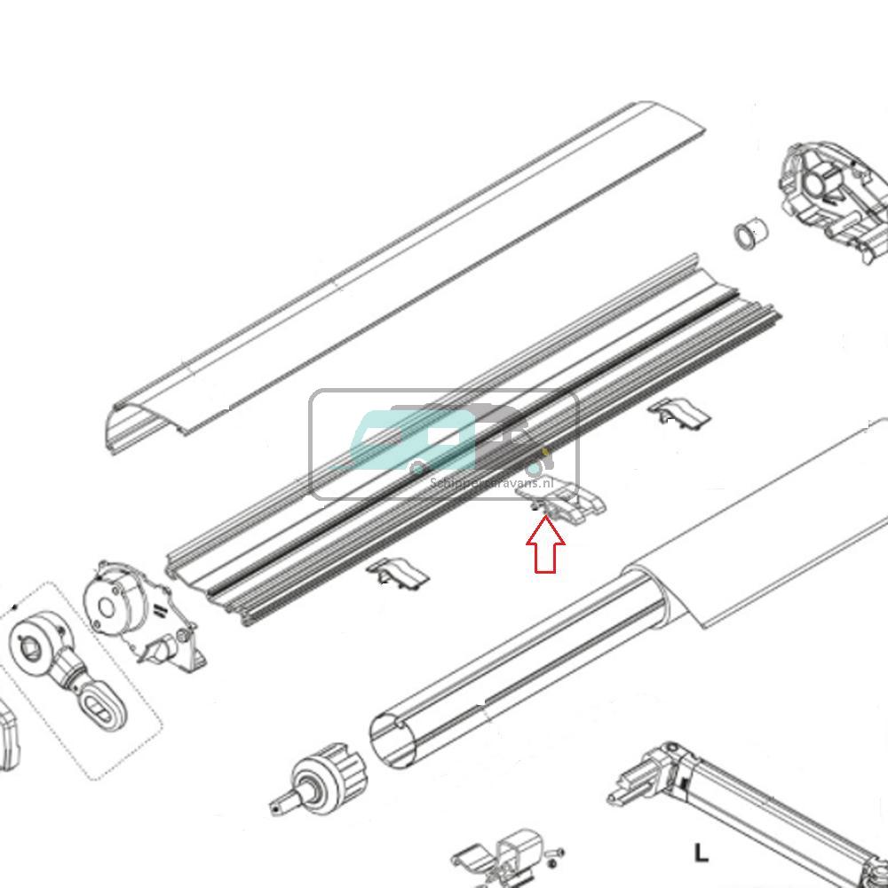 Fiamma F80S Rafter kit 