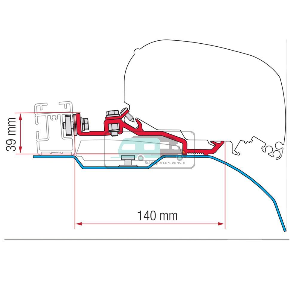 Fiamma Ducato SmartClamp Kit H2-L2/L3/L4 >2006 F80S