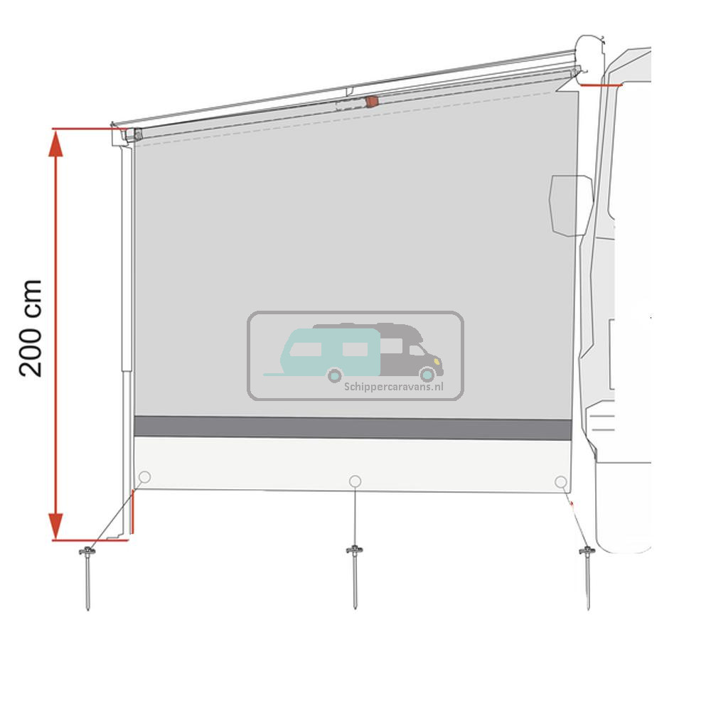 Fiamma Sun View Side F80L