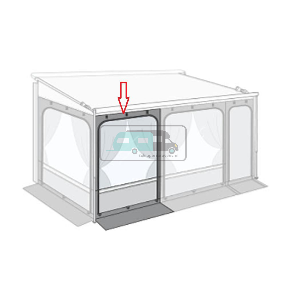 Fiamma Voorwand Paneel 130 ZIP XL