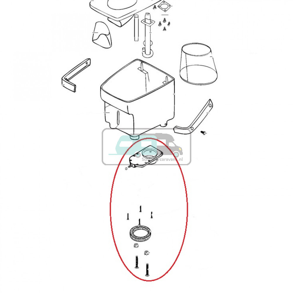 Thetford Electra Magic Slide reparatieset