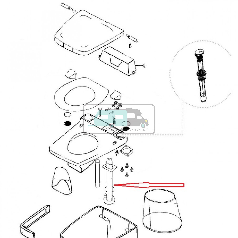Thetford Electra Magic Motor 12V