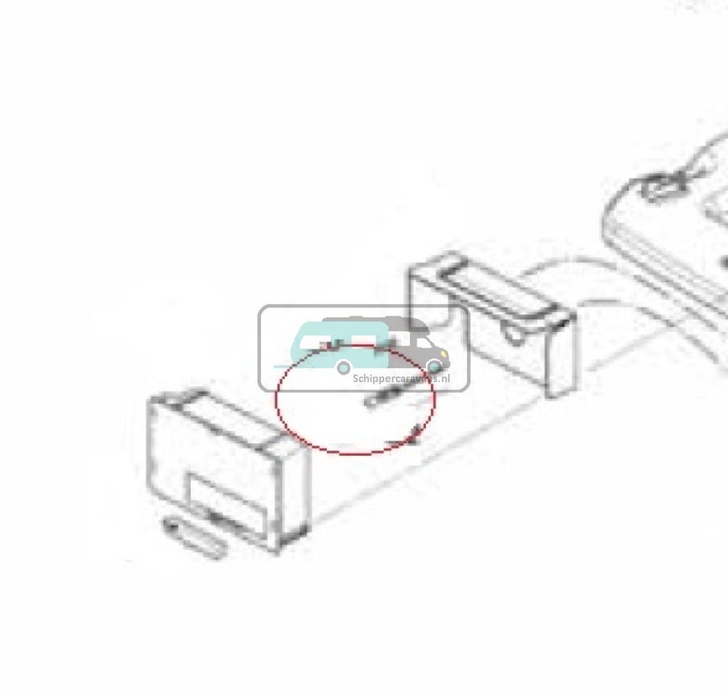 Truma Stekker Kachel S5004 2,8mm