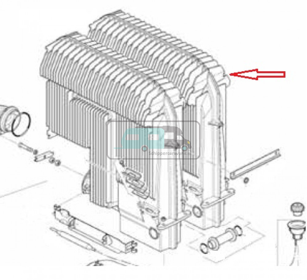 Truma S5004 Warmtewisselaar