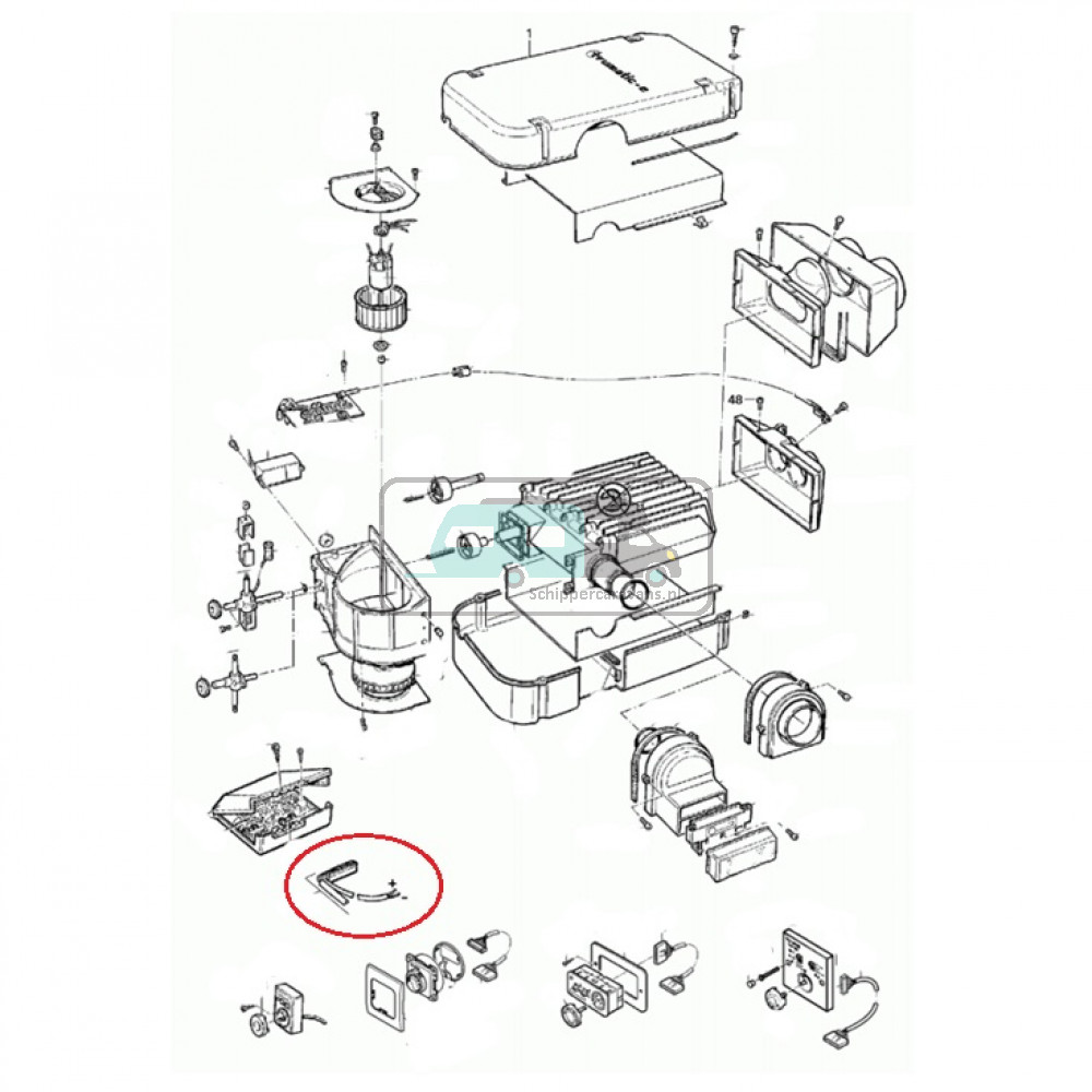 (53)Kabelboom E2800,4000,BR2. 12V