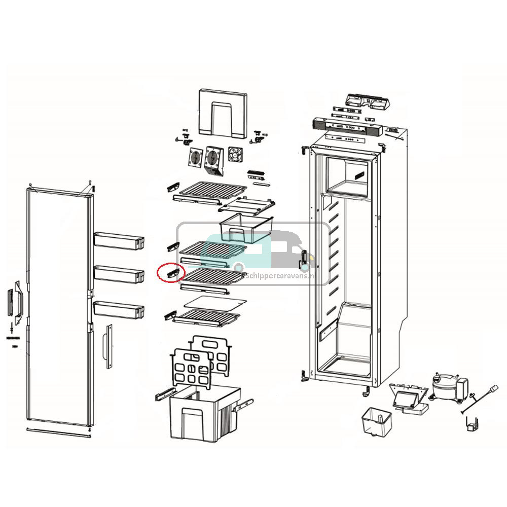Thetford Rooster Houder Large T21**