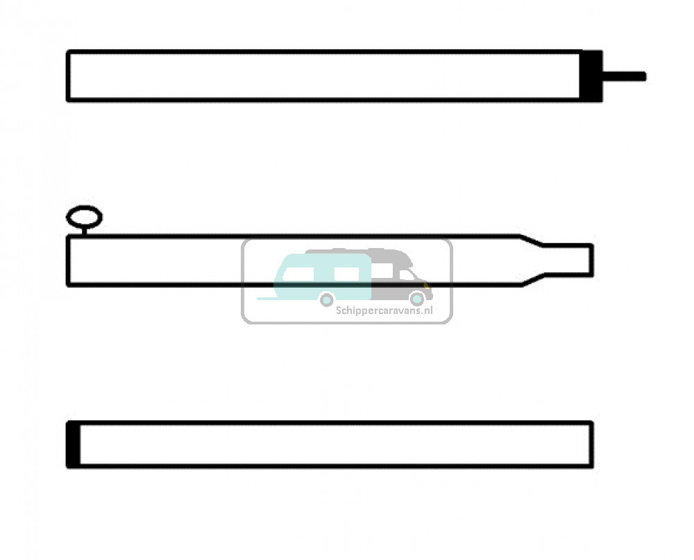 Campking Nokstok 22/19mm 180-250cm Premium