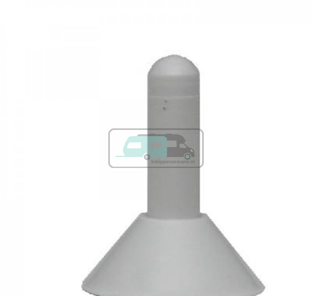 Campking regenkapje met punt, grijs (4st)