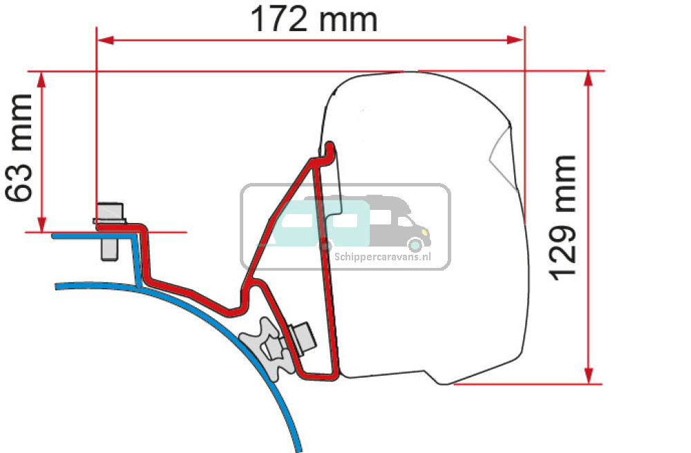 Fiamma Kit VW T5/ T6 California Deep Black F43
