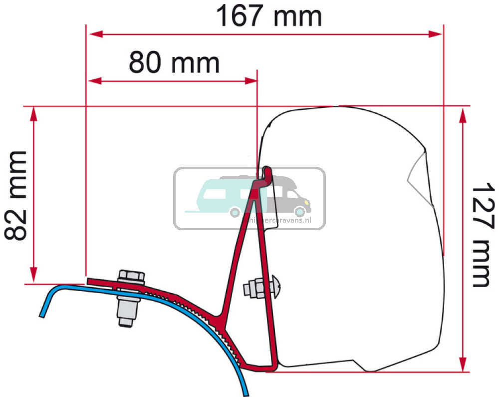 Fiamma Kit Trafic/ Vivaro /Primastar Deep BL (F43)