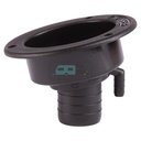 Watervulopening 40mm met Slot Zwart