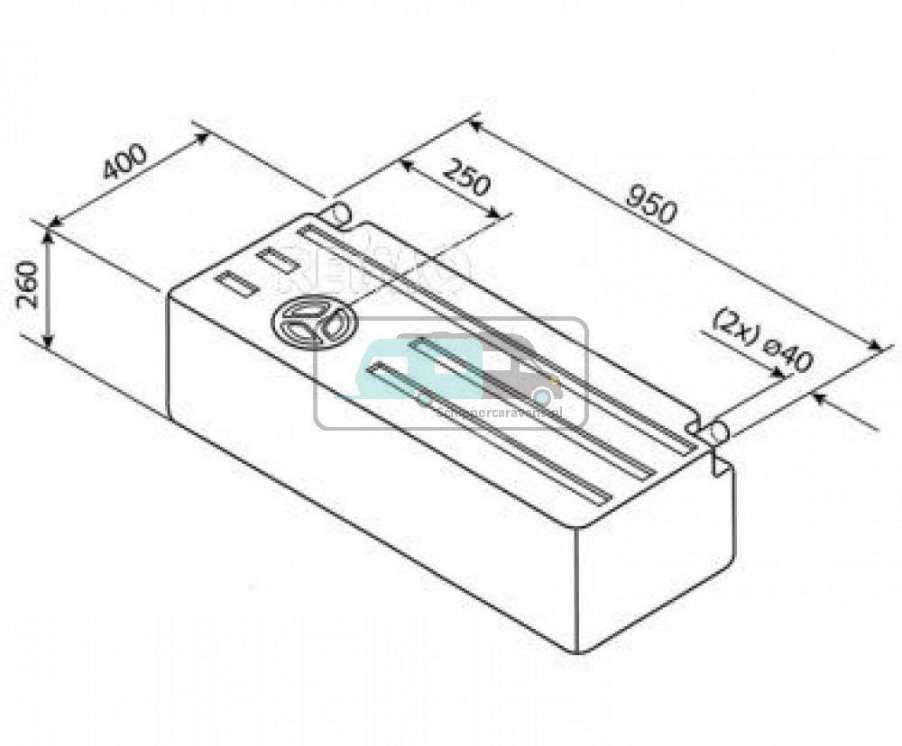 Fusion Watertank 89L V8-02 EV1802