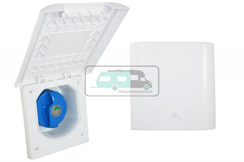 Waterinbouwdoos Vierkant Wit Element Line