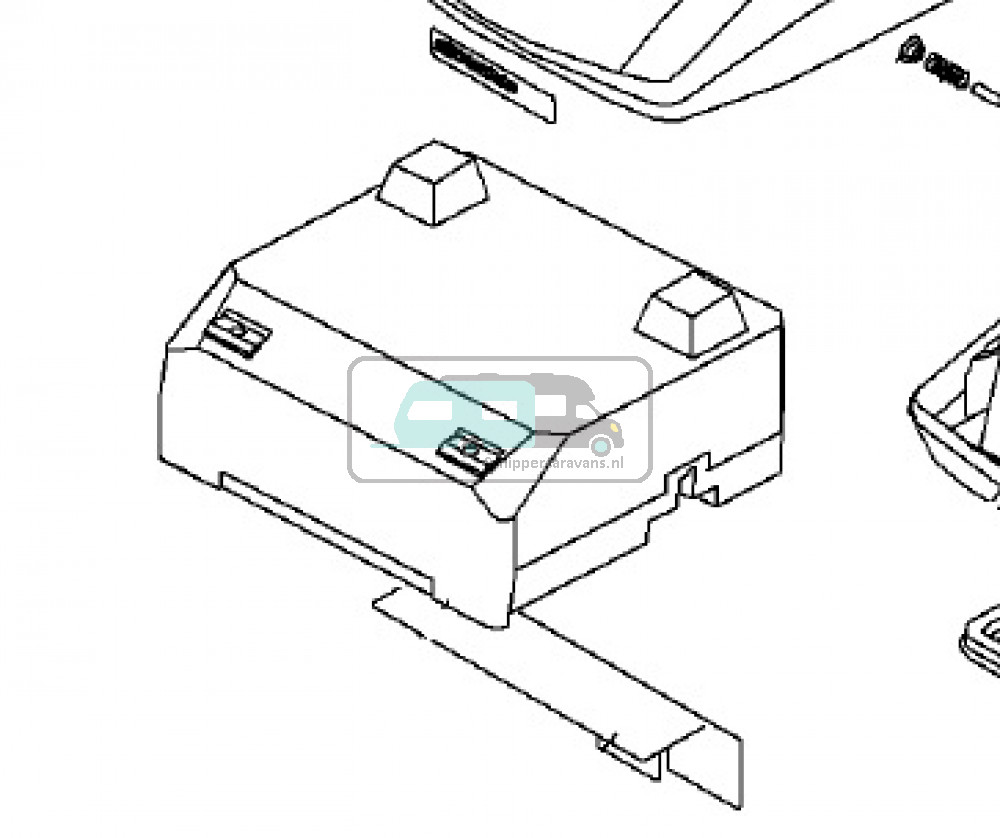Dometic B1500/B1900 afdekkap ventilator