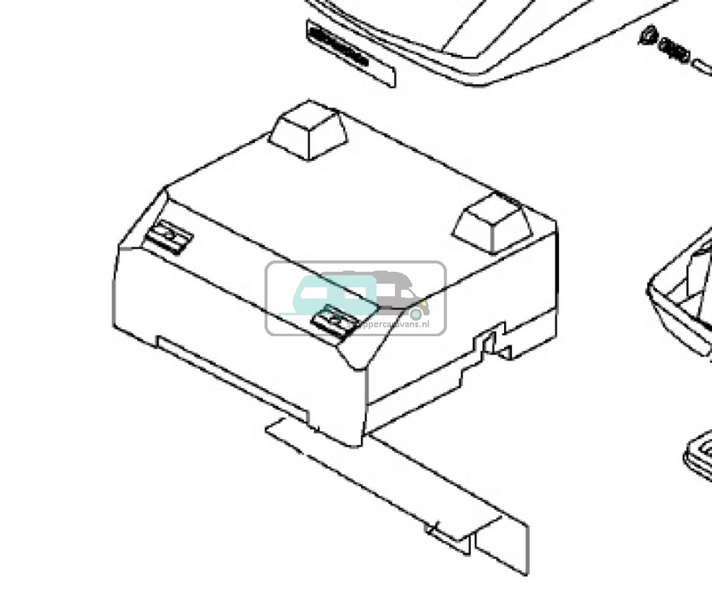 Dometic B1500/B1900 afdekkap ventilator