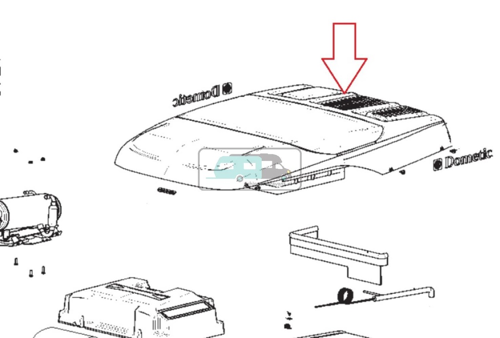 Dometic FreshLight 1600 bovenkap
