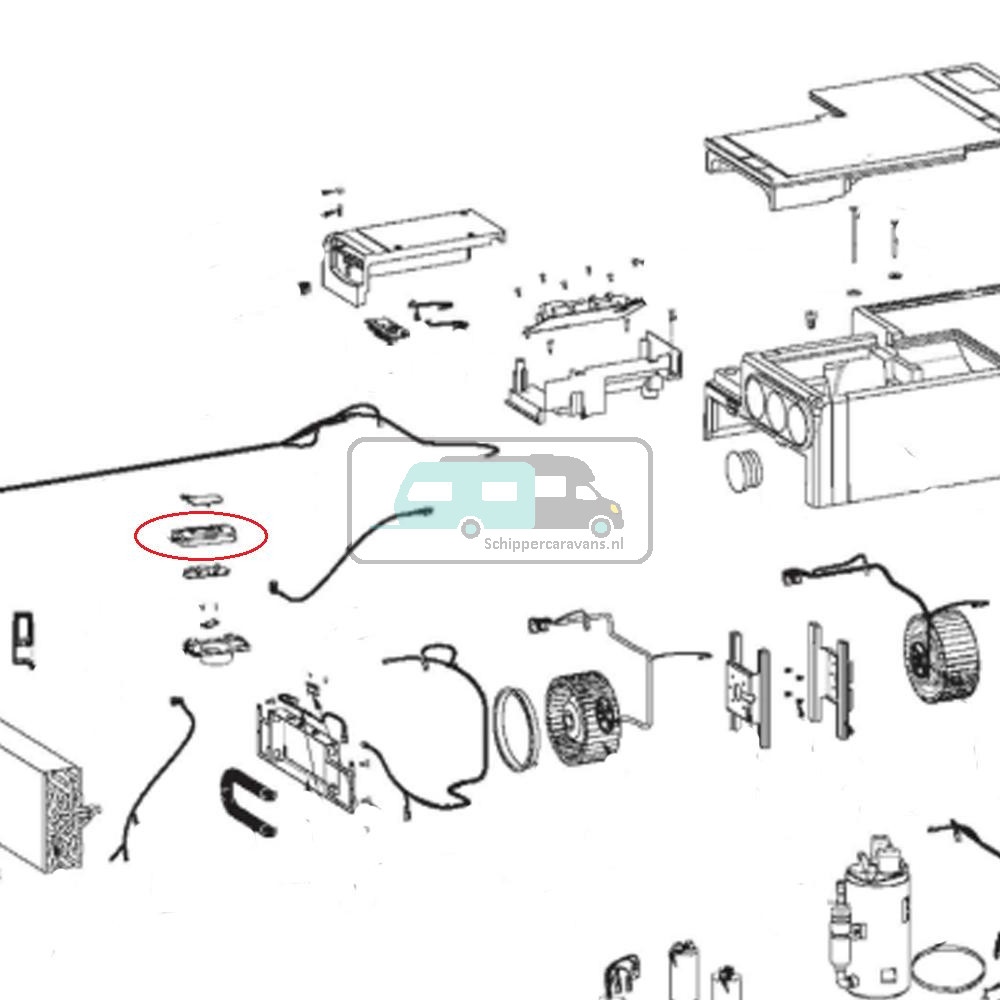 Dometic Airco Afdekking afstandsbediening