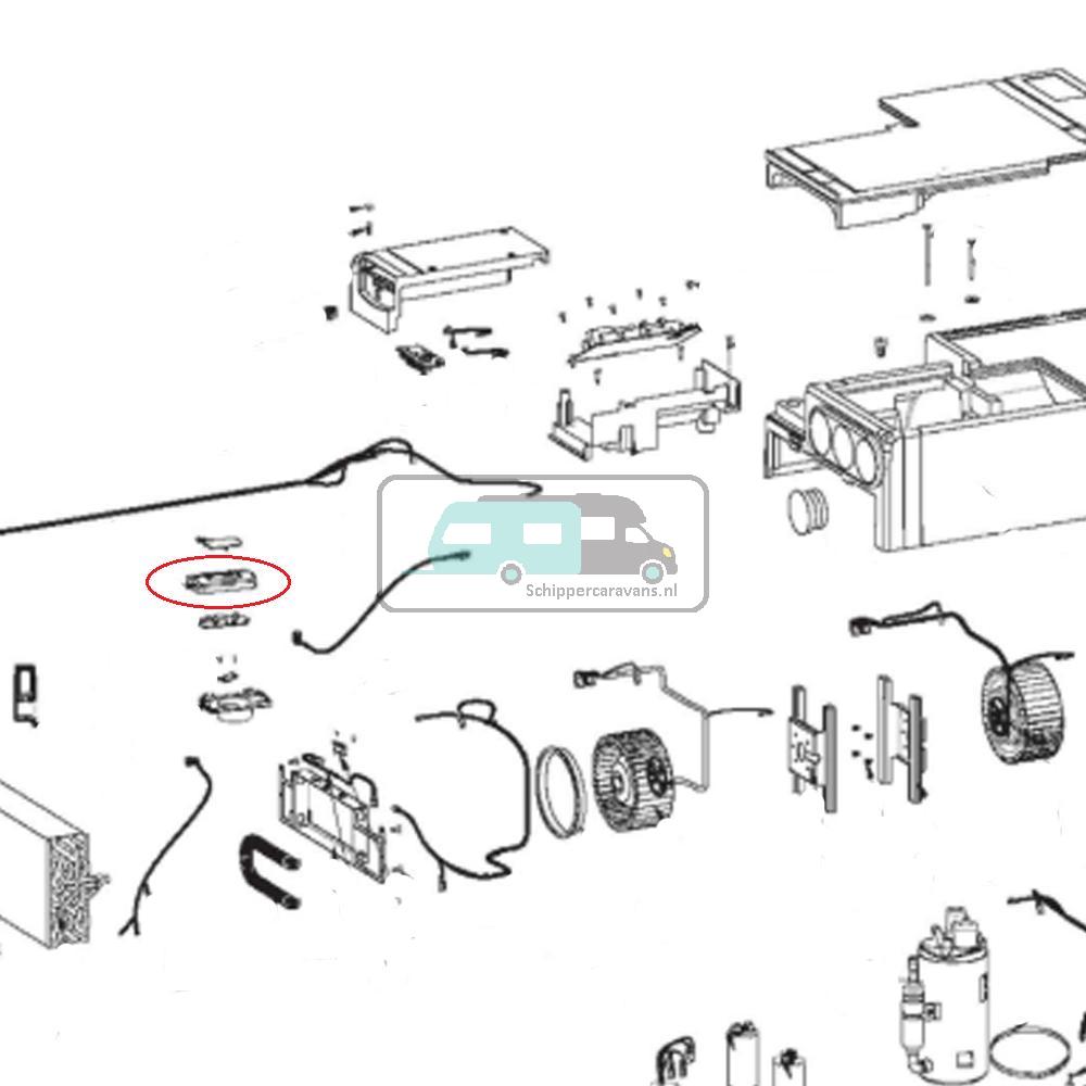 Dometic Airco Afdekking afstandsbediening