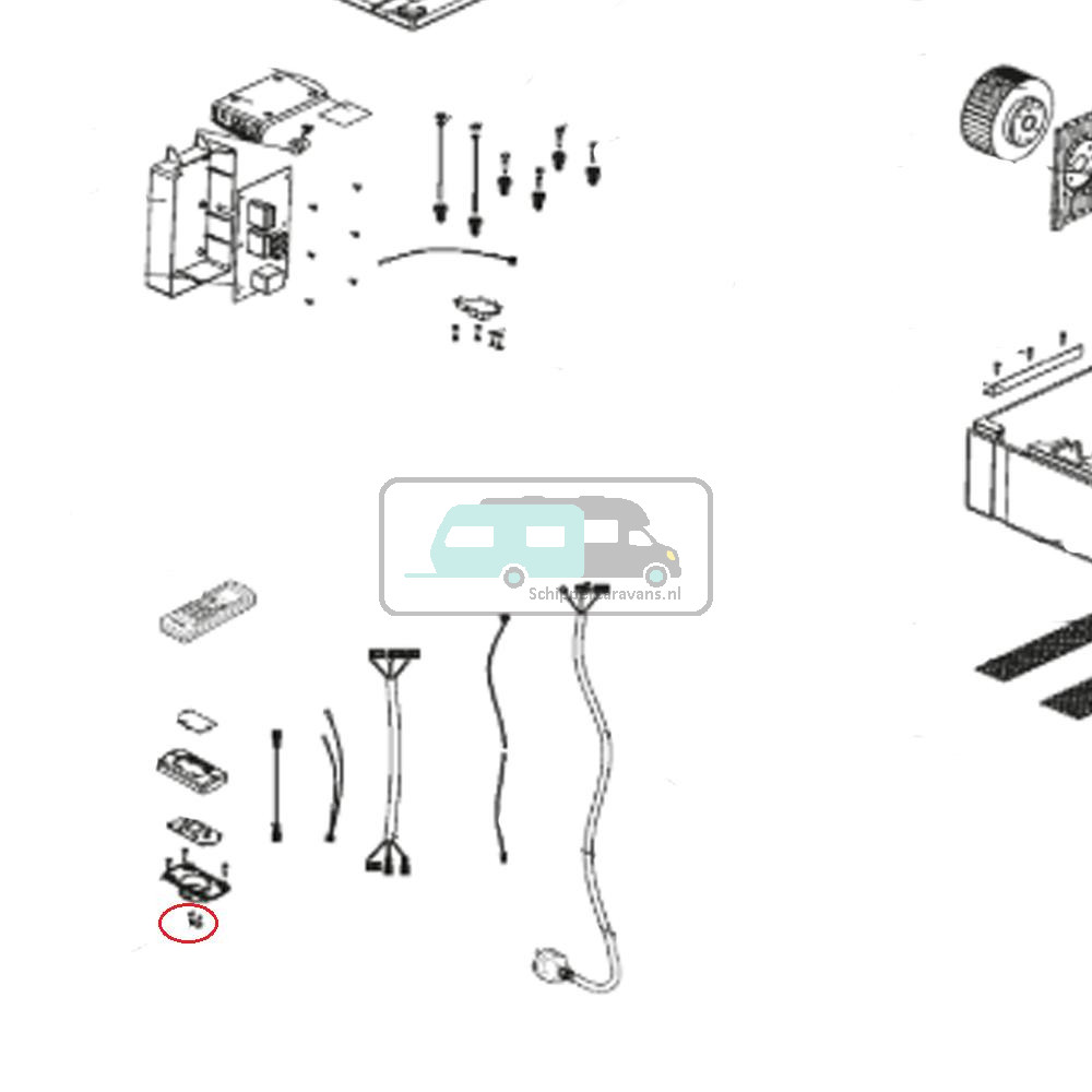 Dometic Airco bout S3x 9BA afstandsbediening