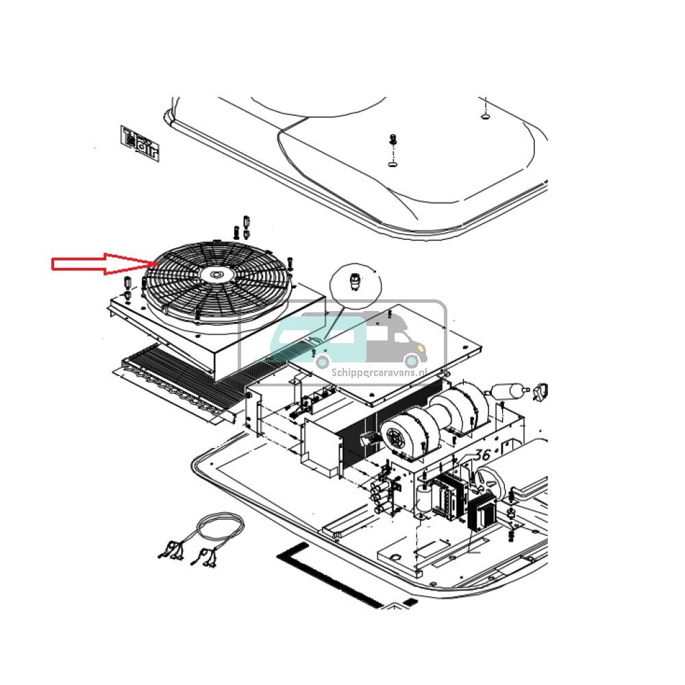 Telair Iceberg Fan VA18AP10/C41S 12V
