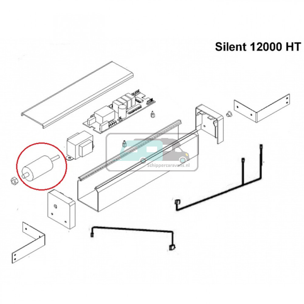 Telair Silent 7300H/12000HT electronic controller card
