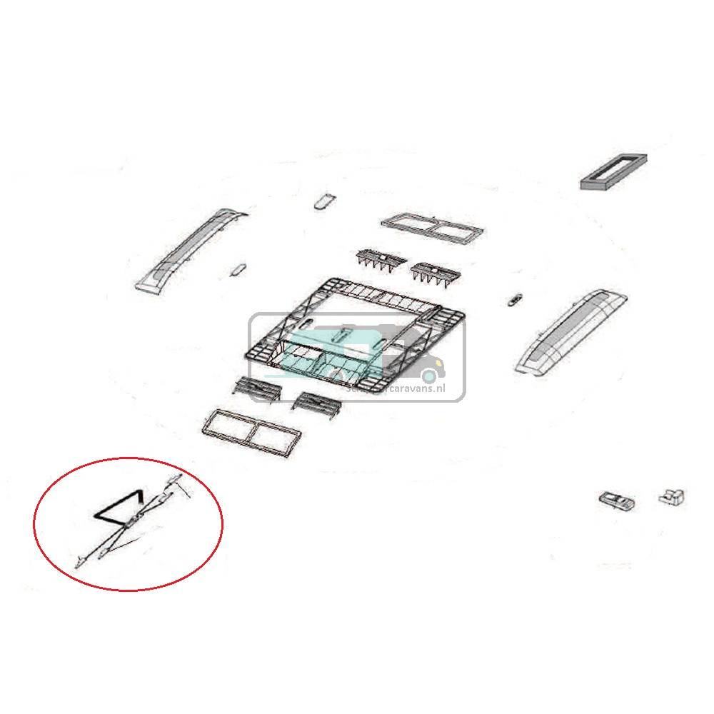 Telair Dualclima electric board receiver sign lights