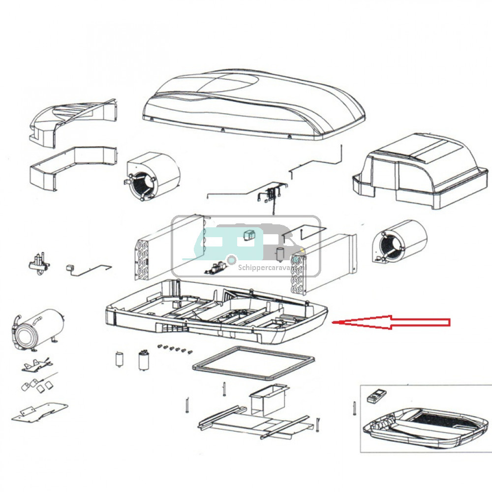 Telair Silent 7400H onderkant