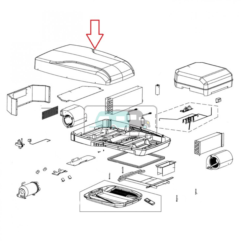 Telair Silent 7300H bovenkap