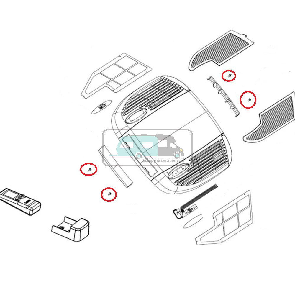 Telair Dualclima 8400H Klinknagel