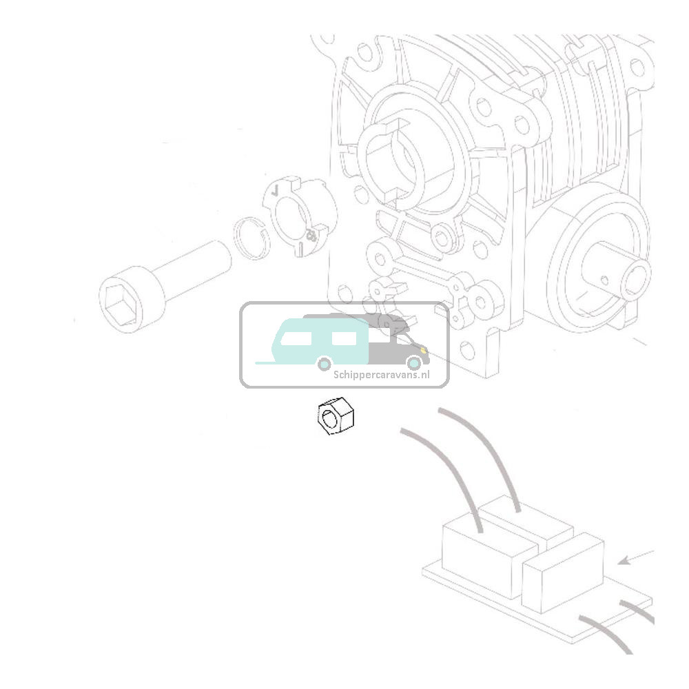 Teleco Zelfborgende Moer M5 UNI7474 nr.3685