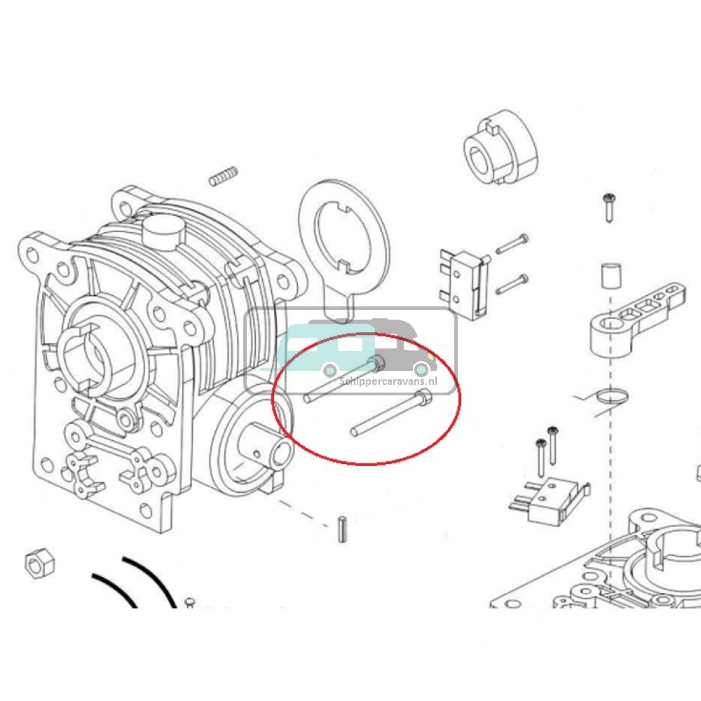 Teleco Zesh.schr. M5x60 nr. 7503, set a 2