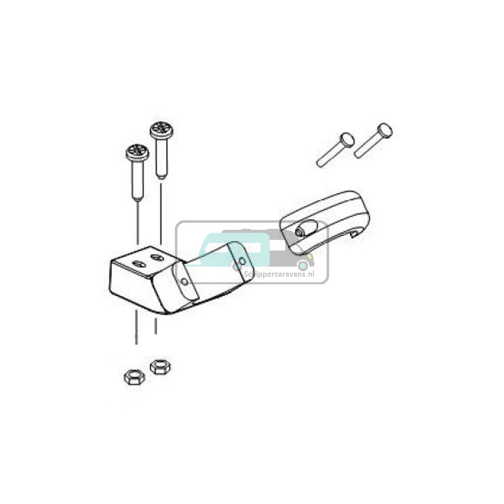 Teleco Voll Witte onderst. LNB ABS nr. 13110
