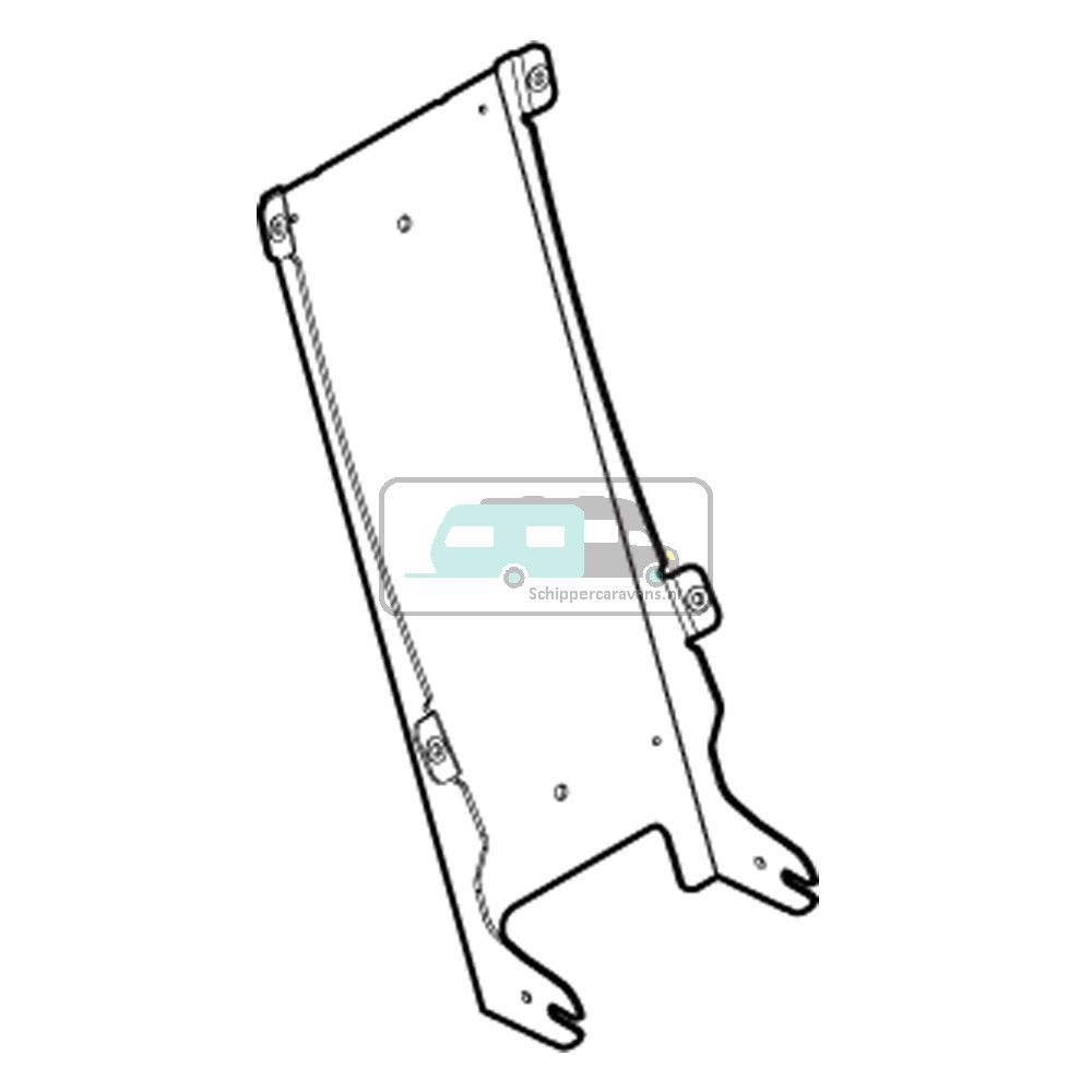 Vechline Schotelbladhouder 85cm