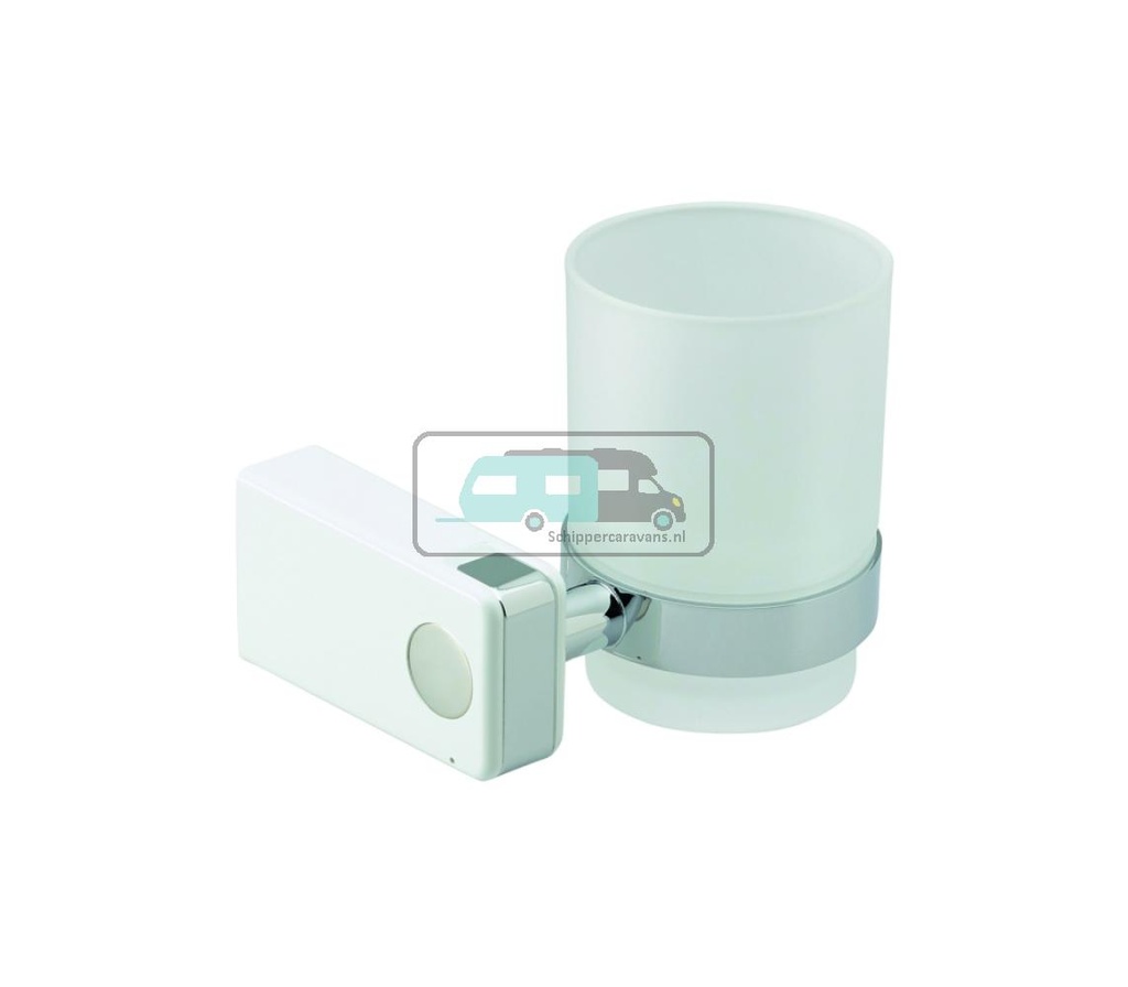 Wand Bekerhouder met Glazen Beker ND-Design