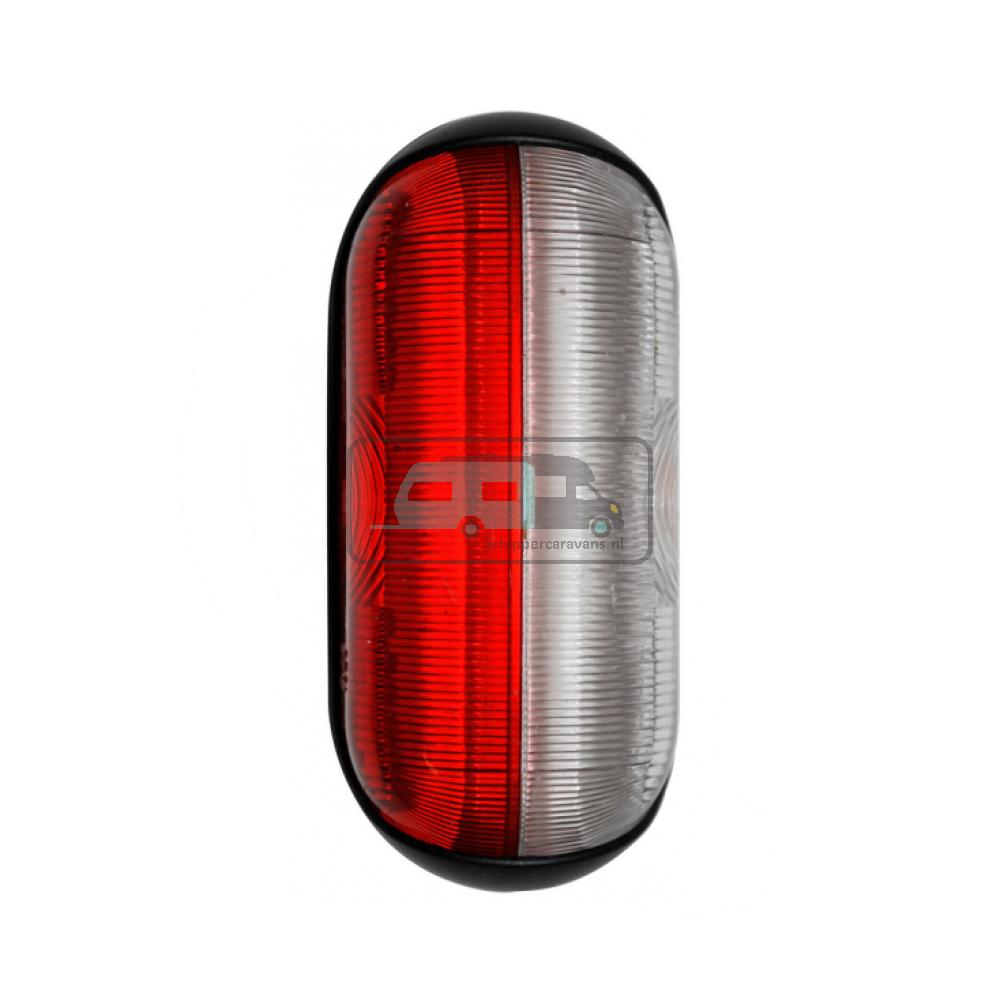 Jokon Markering SPL2000 Ovaal Opbouw Rood/Wit 12/24V