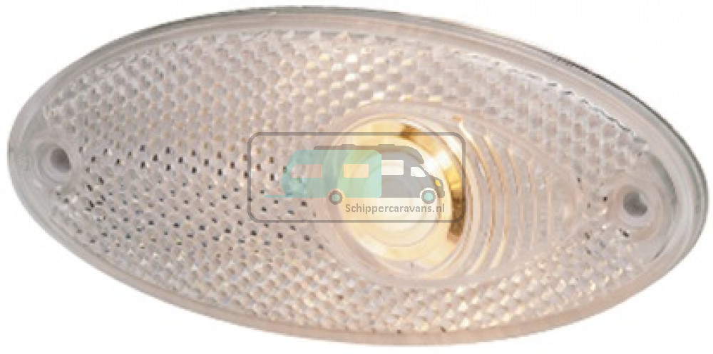 Hella Breedtelicht met Reflector Ovaal Inbouw Wit