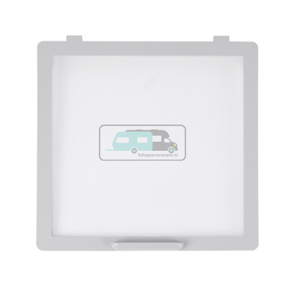 MPK Vliegenhor Scharnier Buitenzijde 28x28cm Wit