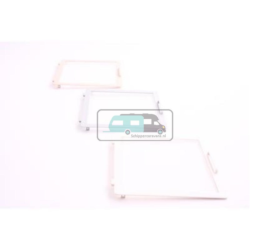 MPK Vliegenhor Scharnier Buitenzijde 28x28cm Beige