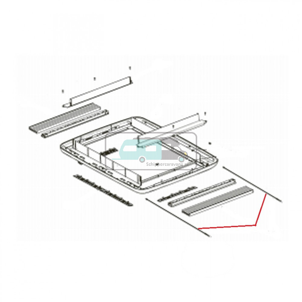 Dometic Midi Heki Snoergeleiding