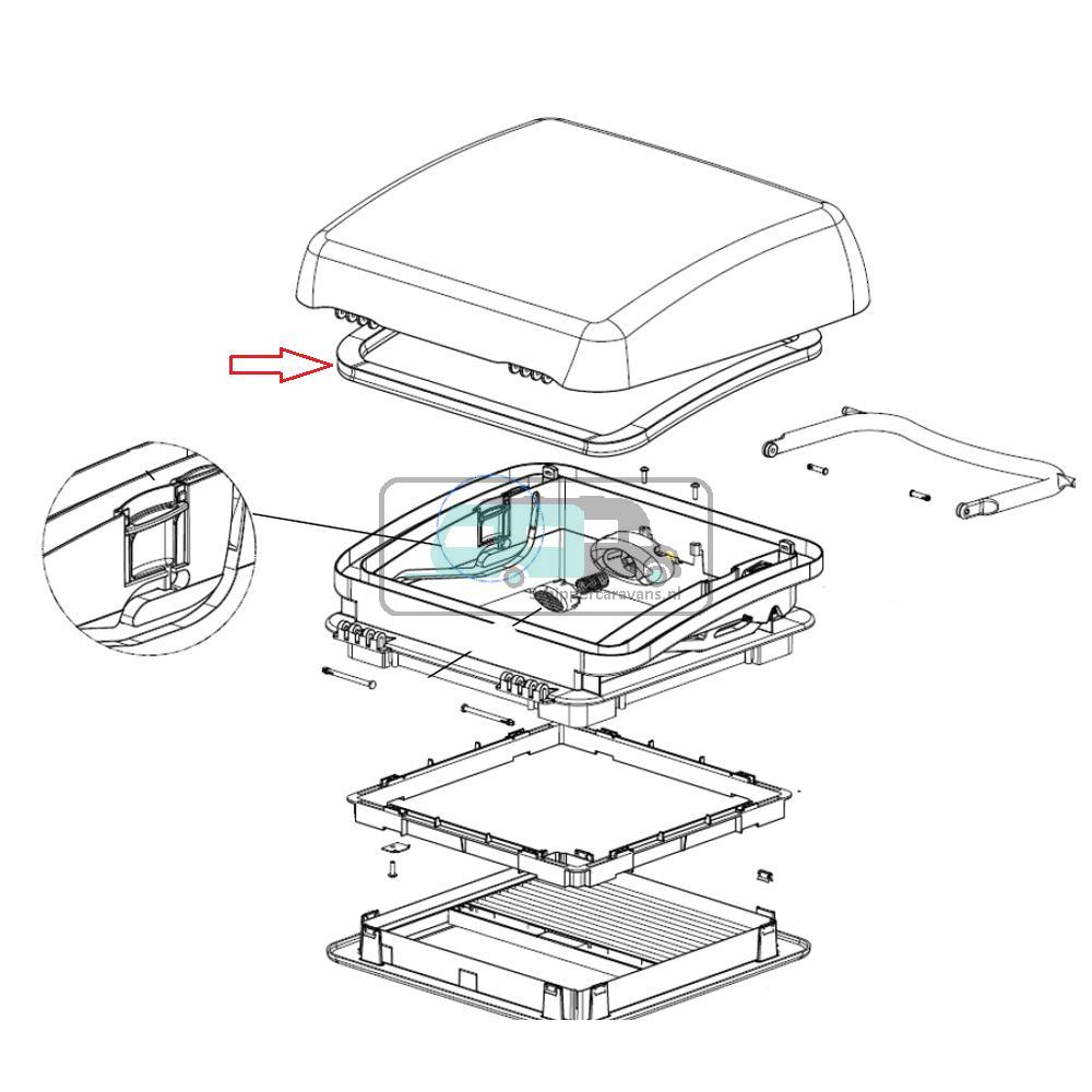 Dometic Micro Heki Afdichtrubber